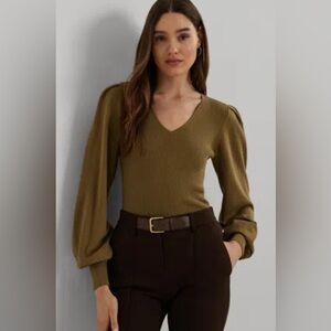 Lauren Ralph Lauren Women's Honey Tan Sweater